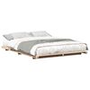 vidaXL Cadre de lit Marron 160 x 210 cm Pin massif