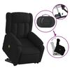vidaXL Fauteuil de massage inclinable Noir Tissu