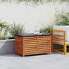 vidaXL Boîte de rangement de jardin 90x48x55 cm bois d'eucalyptus