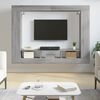 vidaXL Meuble TV sonoma gris 152x22x113 cm bois d'ing&eacute;nierie