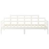 vidaXL Lit de jour sans matelas blanc bois de pin massif 90x190 cm