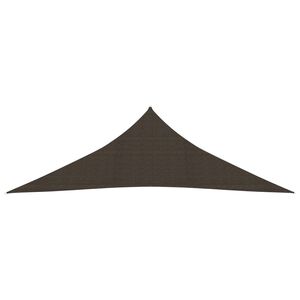 vidaXL Voile d'ombrage 160 g/m&sup2; Marron 2,5x2,5x3,5 m PEHD