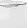 vidaXL Cabinet de salle de bain Blanc brillant 40,5 x 40 x 44 cm
