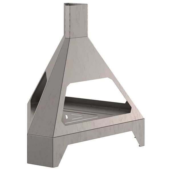 vidaXL Braise Marron 50 x 43 x 52 cm Acier