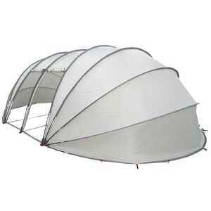 vidaXL D&ocirc;me de tente de piscine Gris 538 x 440 x 204 cm