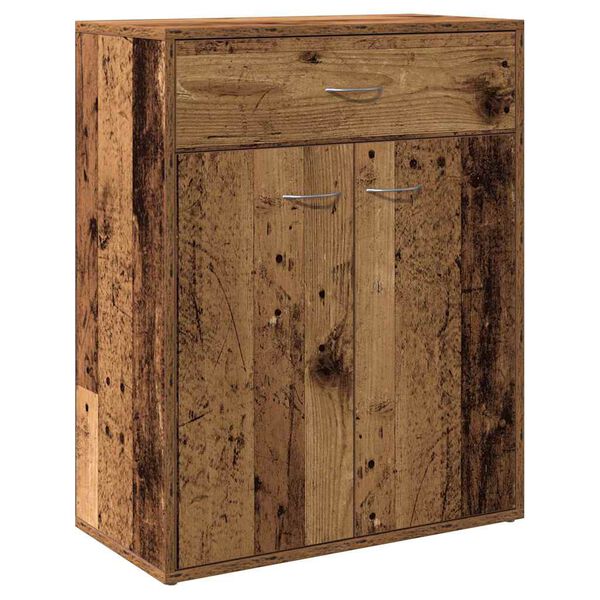 vidaXL Buffet vieux bois 60x30x75 cm bois d'ing&eacute;nierie
