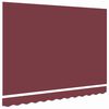 vidaXL Toile de rechange pour auvent Bordeaux 280 x 195 cm Polyester