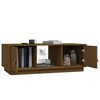 vidaXL Table basse Marron miel 100x50x35 cm Bois massif de pin