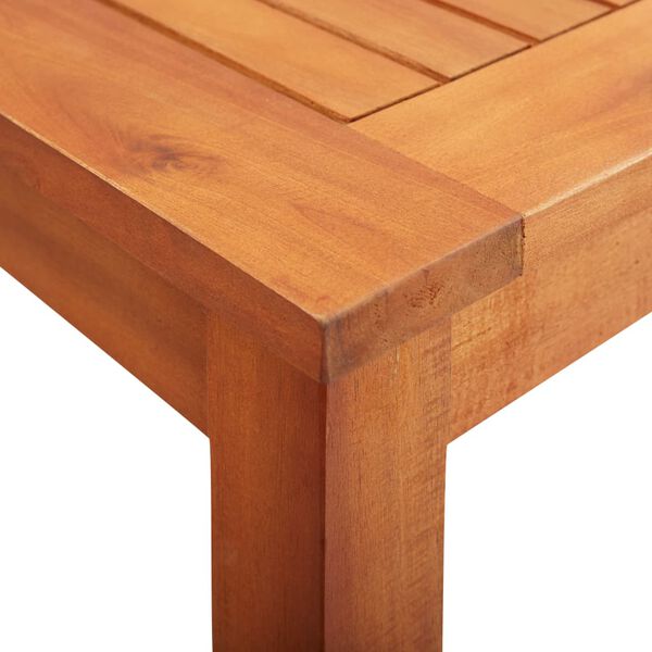 vidaXL Table de jardin 88x88x74 cm Bois d'acacia massif