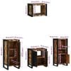 vidaXL Ensemble de mobilier de salle de bain 4 pcs Bois Recyclé Solide