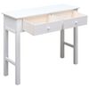 vidaXL Table console Blanc 90 x 30 x 77 cm Bois