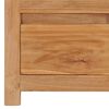 vidaXL Meuble TV 115x30x35 cm bois de teck massif