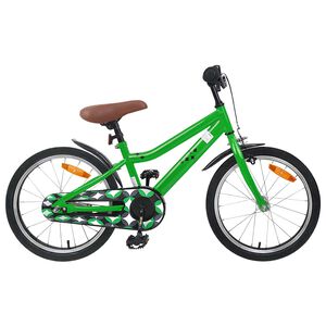vidaXL V&eacute;lo pour Enfants 18 Pouces pour les 5-7 ans Vert