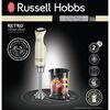 Russell Hobbs Mixeur plongeant Retro Cr&egrave;me 700 W