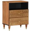 vidaXL Table de chevet 50x33x62 cm bois de manguier massif