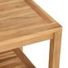 vidaXL Table basse Marron 60 x 60 x 45 cm Bois de teck solide