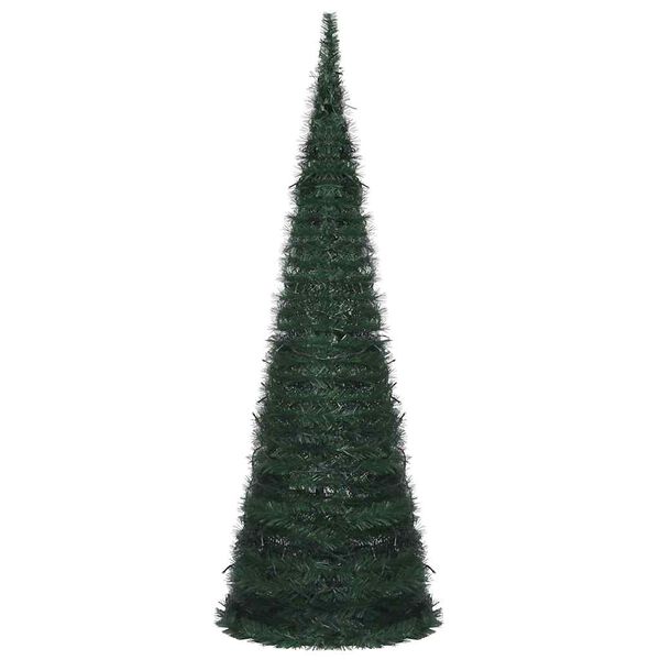 vidaXL Sapin de Noël artificiel pré-éclairé avec guirlandes vert 180cm