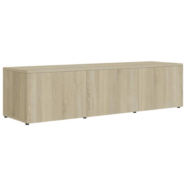 vidaXL Meuble TV Chêne sonoma 120x34x30 cm Bois d'ingénierie