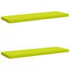 vidaXL Coussins de banc 2 pi&egrave;ces VUGHT 2 pc 100 % polyester Vert vif.