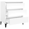 vidaXL Buffet Blanc 60x35x70 cm Bois d'ingénierie