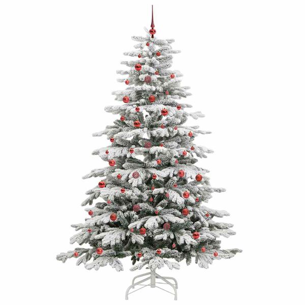 vidaXL Sapin de No&euml;l Artificiel &agrave; Branches Articul&eacute;es Blanc 240 cm