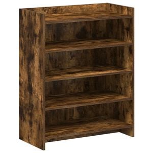 vidaXL Cabinet &agrave; chaussures avec stockage Ch&ecirc;ne fum&eacute; 73,5 x 36 x 92 cm