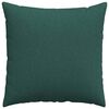 vidaXL Coussins de canap&eacute; 2 pcs Vert fonc&eacute; 80 x 80 cm tissu