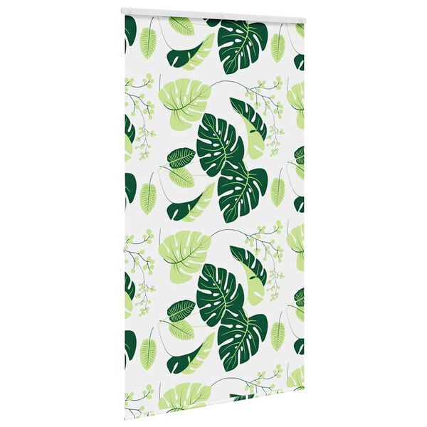 vidaXL Store enrouleur de douche avec cassette largeur du tissu 116 cm