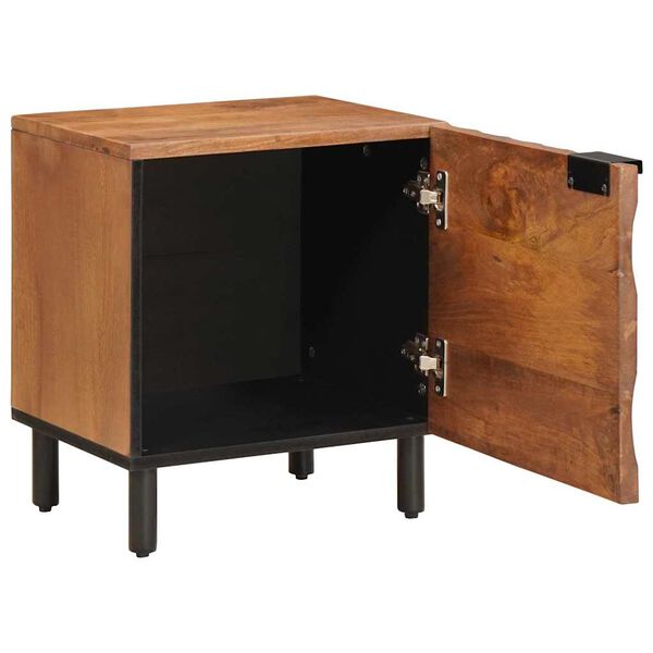 vidaXL Cabinet de chevet Marron 40 x 33 x 46 cm Bois de mangue massif