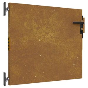 vidaXL Portail de jardin 85x125 cm acier corten