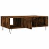 vidaXL Table basse chêne fumé 104x60x35 cm bois d'ingénierie