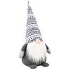 vidaXL Gnome de No&euml;l Gris 45 cm Polyester