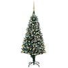 vidaXL Arbre de No&euml;l artificiel avec LED/boules pommes de pin 180cm