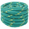 vidaXL Corde de bateau 4 mm 5 m Vert