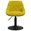 vidaXL Tabouret de bar Jaune moutarde Velours