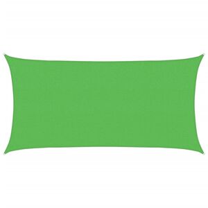 vidaXL Voile d'ombrage 160 g/m&sup2; rectangulaire vert clair 2x3,5 m PEHD