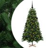 vidaXL Sapin de No&euml;l artificiel avec boules 150 cm 150 LED Blanc chaud