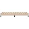 vidaXL Cadre de lit sans matelas cappuccino 90x190 cm similicuir