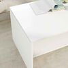 vidaXL Table basse Blanc 80 x 50 x 40 cm Bois d'ing&eacute;nierie