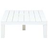 vidaXL Salon de jardin 3 pcs Plastique Blanc