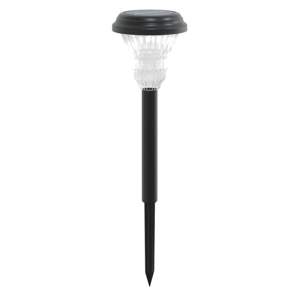 vidaXL Lampes solaires d'all&eacute;es et piquets de sol 12 pcs blanc