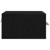 vidaXL Cabinet de chevet 2 pcs Chêne noir 35 x 35 x 20 cm