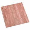 vidaXL Planches de sol Rouge 5,11 m&sup2; 55 pc PVC