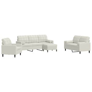 vidaXL Ensemble de canap&eacute;s 4 pcs avec coussins et traversins velours