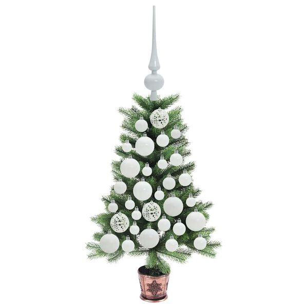 vidaXL Sapin de Noël avec 150 LED avec support Vert 65 cm PE
