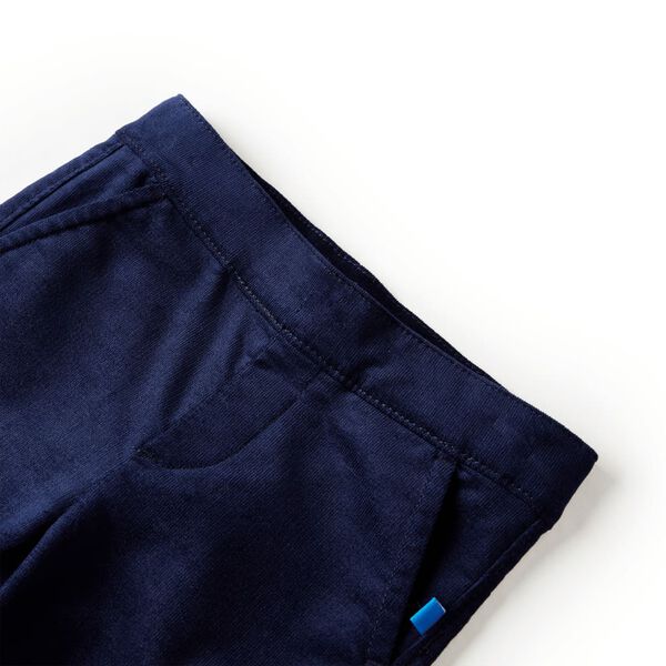 Pantalons pour enfants bleu marine foncé 92