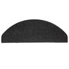 vidaXL Tapis d'escalier autocollants 15 pcs 65x22,5x3,5 cm Noir