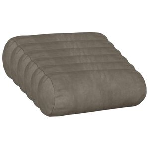 vidaXL Coussin avec oreiller HEERLEN 6 pi&egrave;ces Gris clair Velours