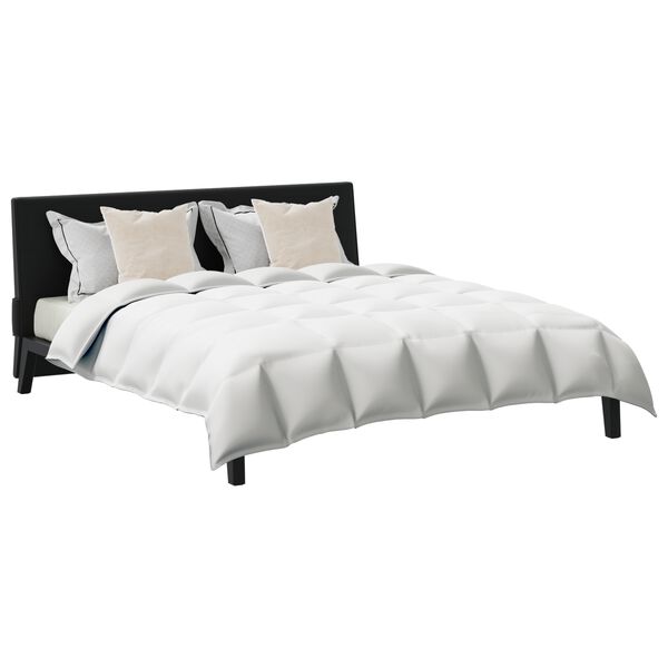 vidaXL Ensemble de Duvet avec oreiller 3 pcs Blanc Plume de canard