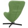 vidaXL Fauteuil &oelig;uf Vert clair 63 x 73 x 90 cm Velours